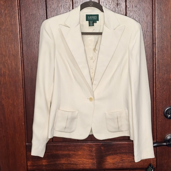 Lauren Ralph Lauren Silk Blazer - Picture 10 of 12